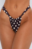 Huskisson Bottoms Choc Cream Polka Dot