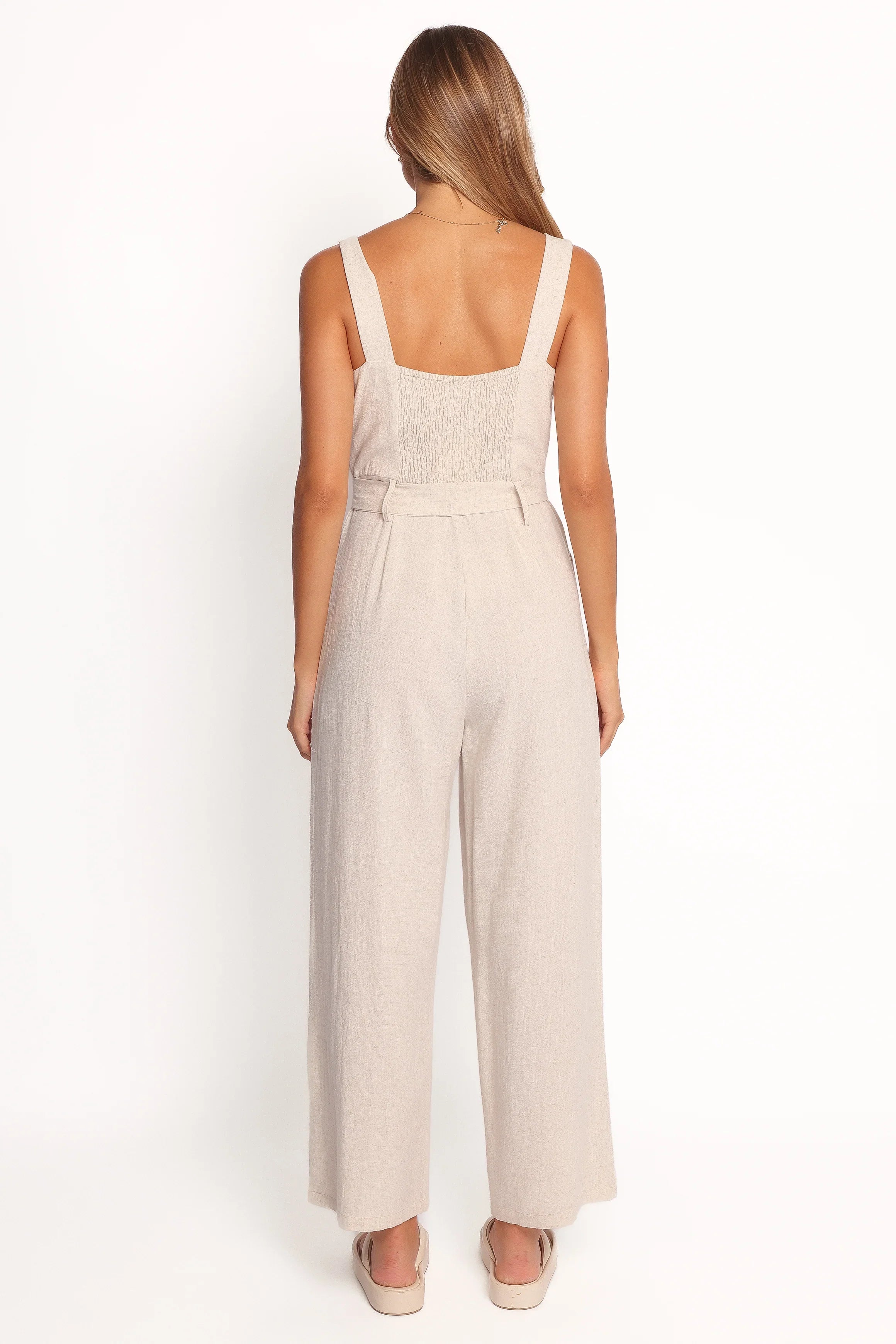 Rachel Jumpsuit Beige
