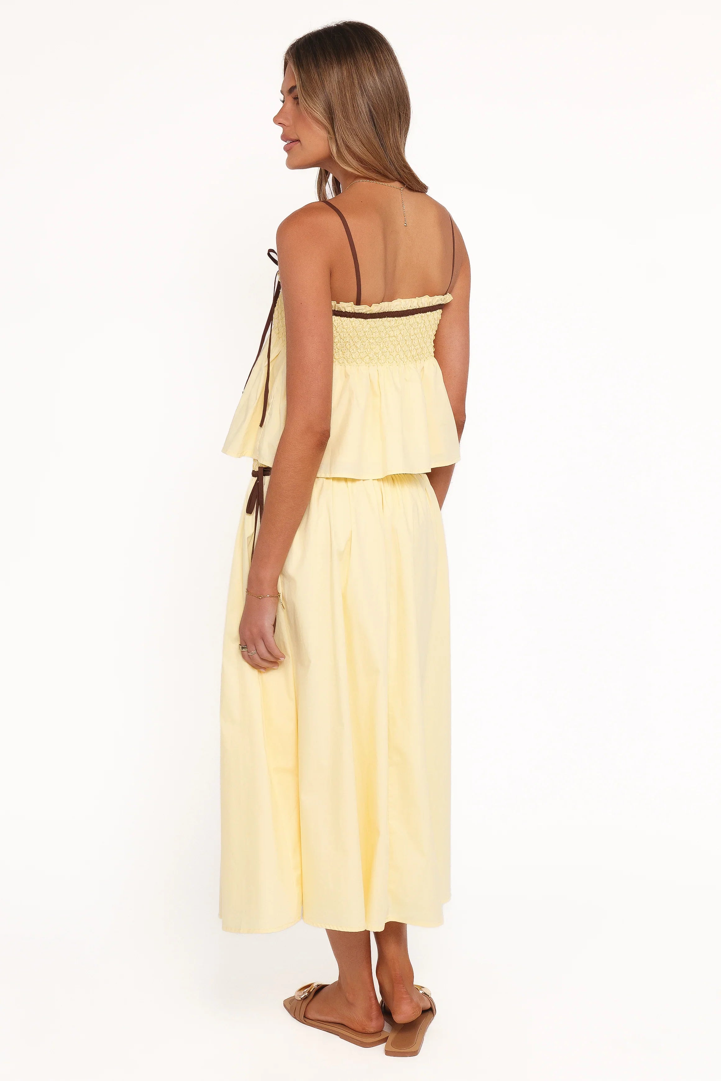 Orielle Maxi Skirt Lemon