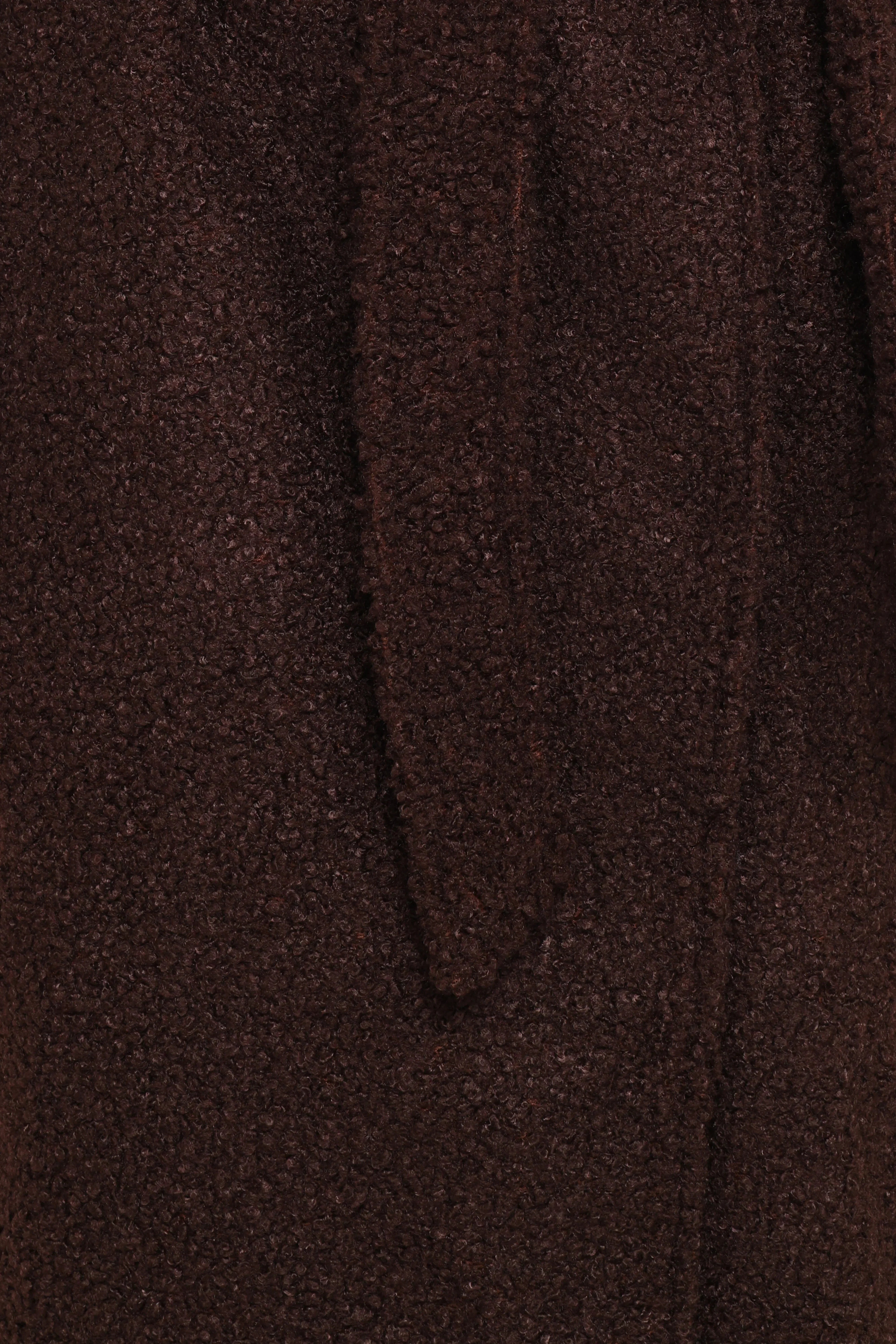 Goodie Shearling Coat Chocolate