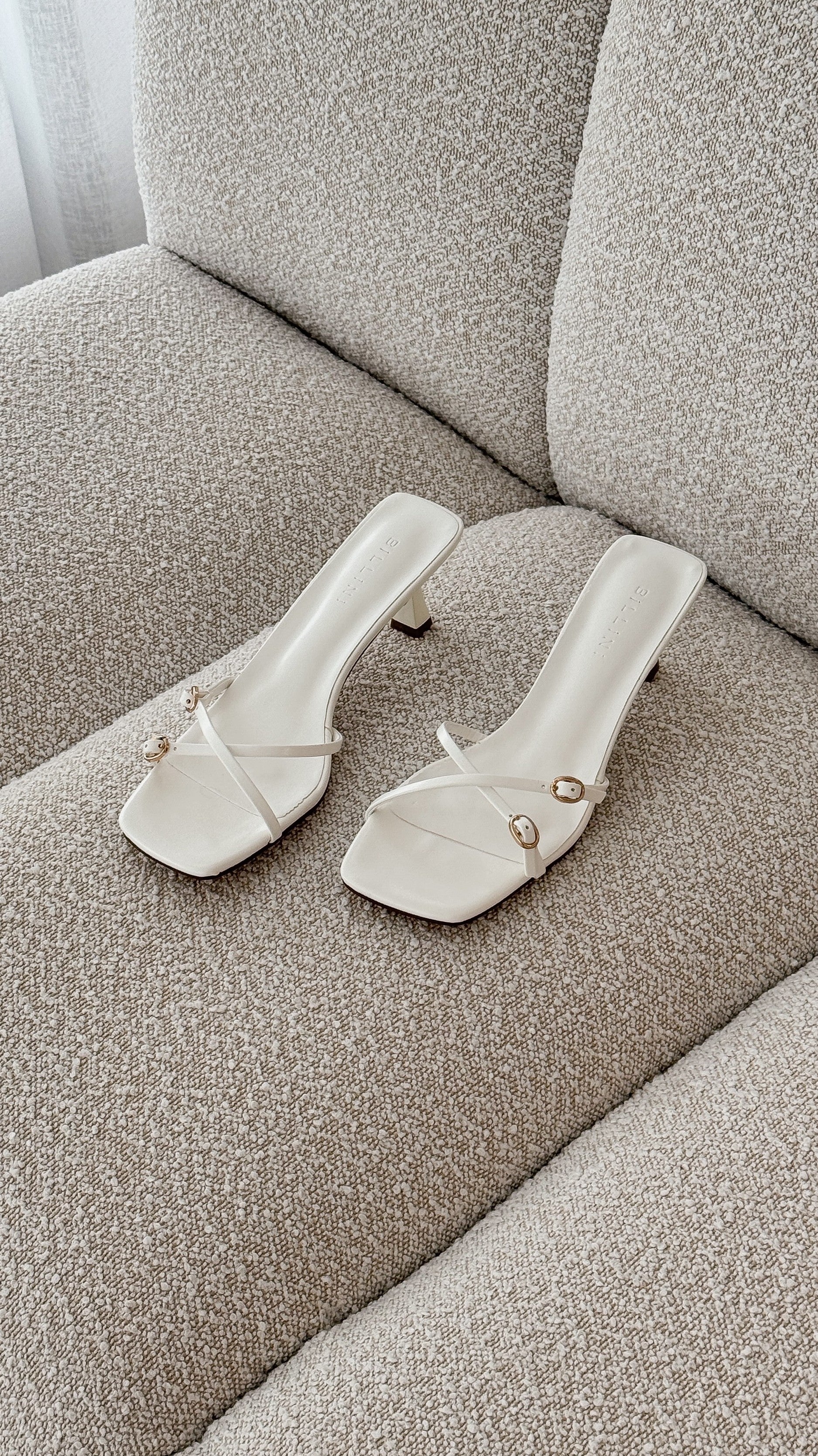 Tilo Heel White Shine