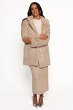 Meeka Faux Fur Jacket Beige