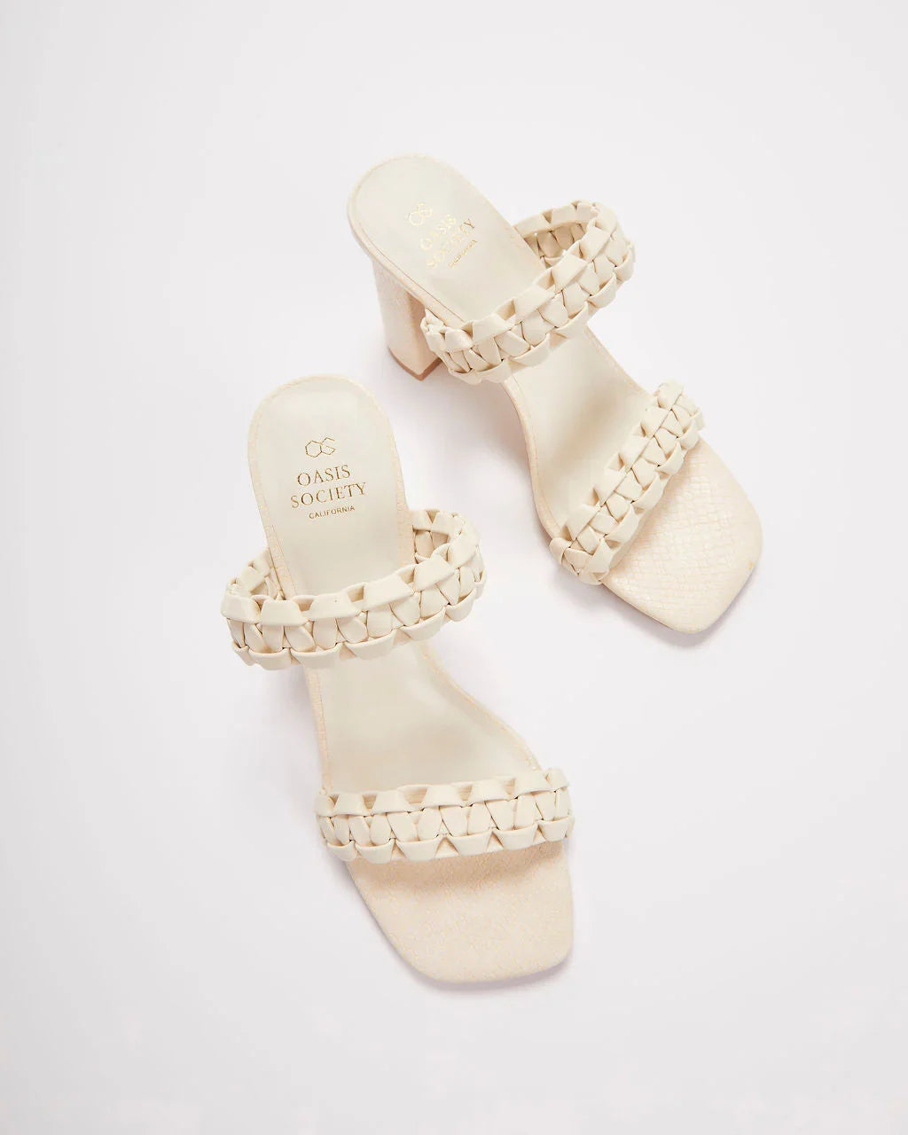 Heidi Woven Strappy Heels