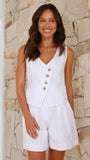 Hakulani Vest White