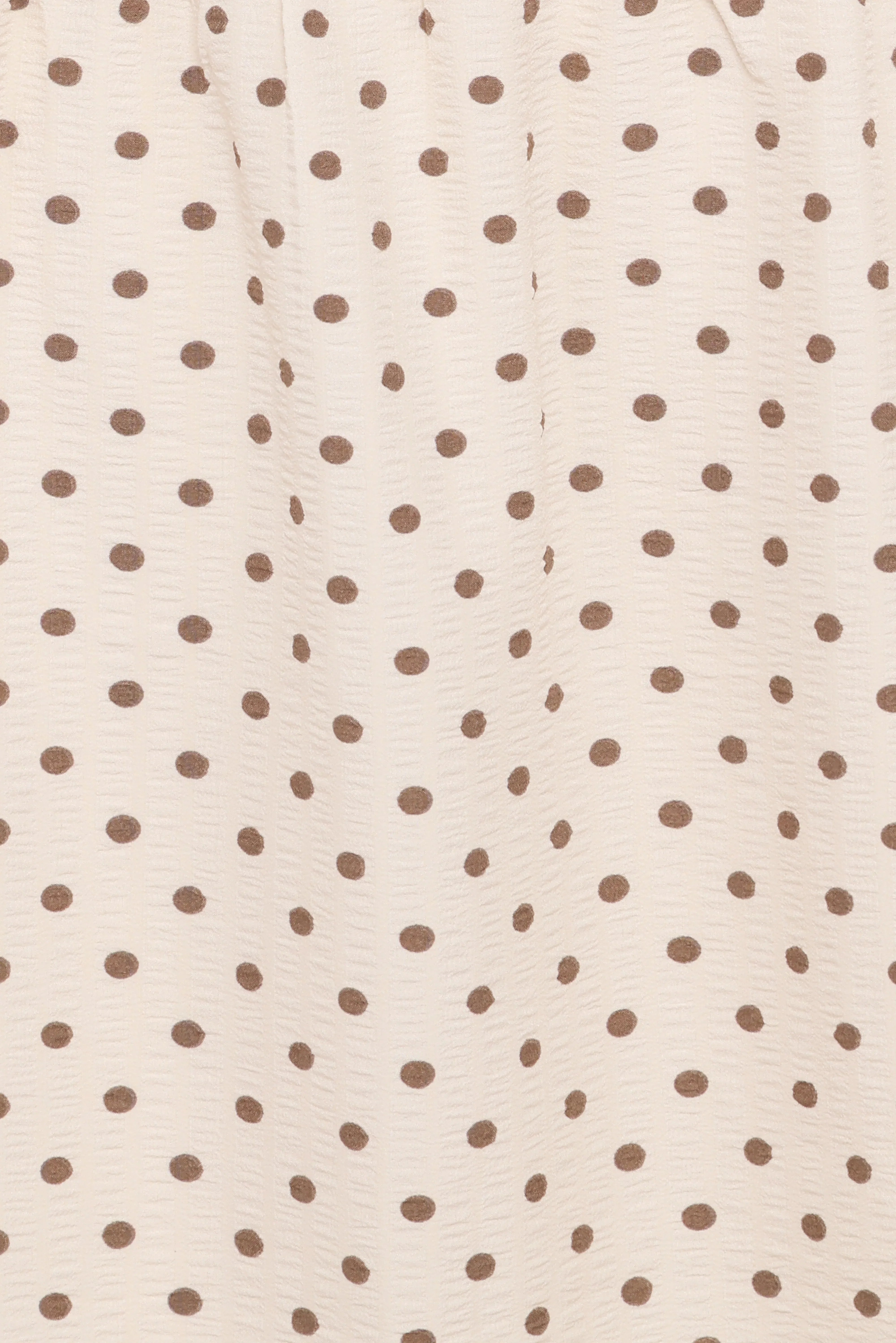 Sophina Midi Dress Brown Polka Dot
