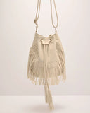 Viral Daydream Fringe Bucket Crossbody Bag
