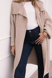 Soma Oversized Open Front Cardigan Beige
