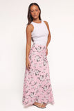 Evie Maxi Skirt Pink Floral