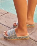 Ashlen Raffia Platform Sandals
