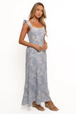Ellise Midi Dress Blue