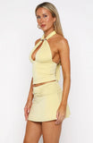 Seen Not Owned Halter Top Citrus
