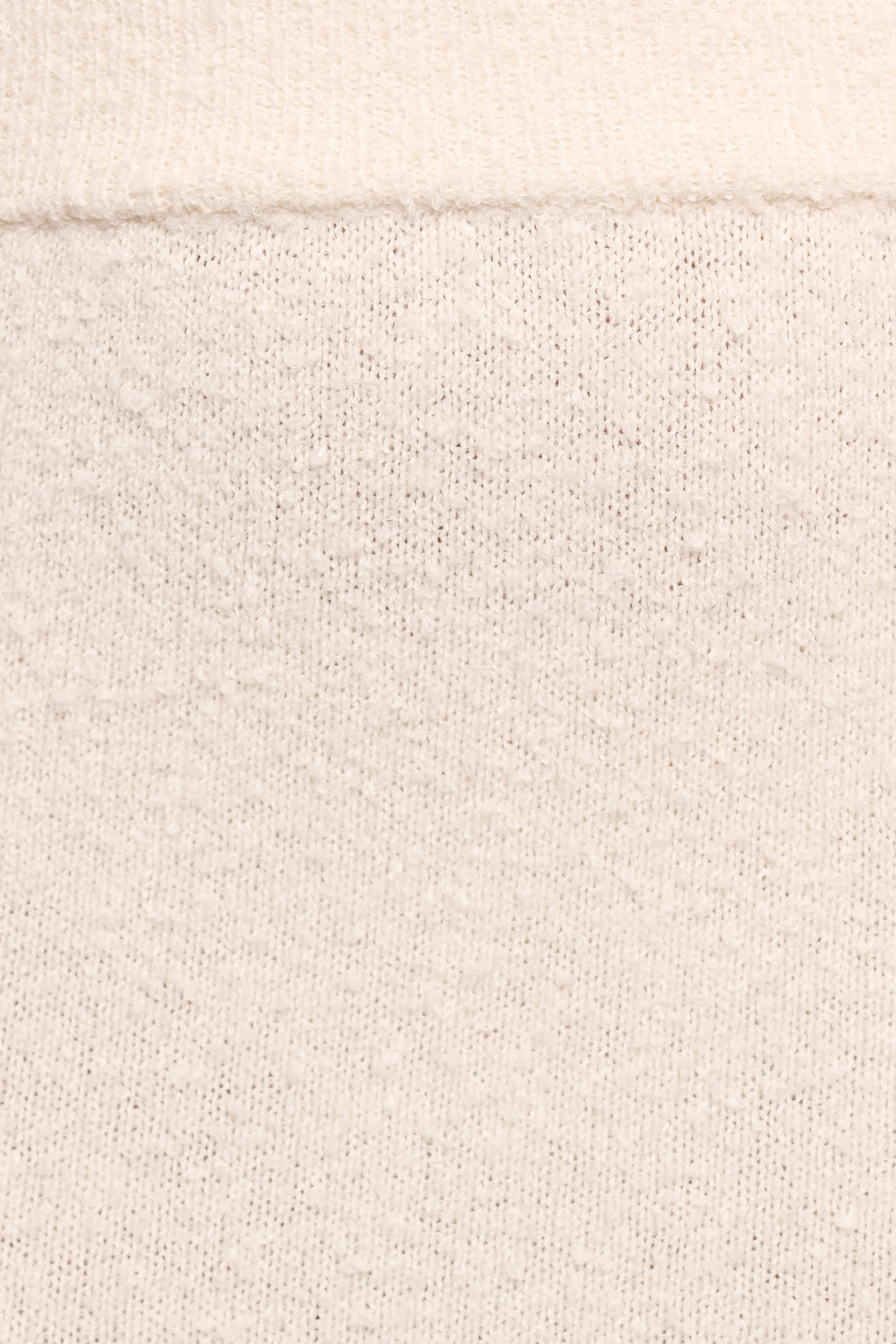 Rowee Boucle Knit Midi Skirt White