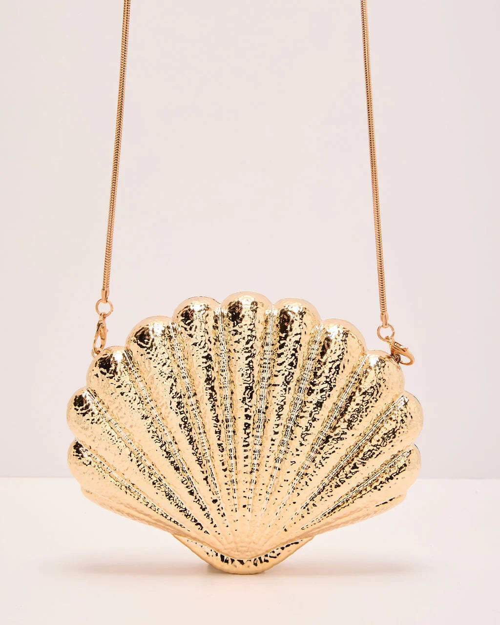 Seaside Charm Seashell Clutch