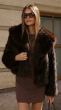 Tatia Jacket Dark Brown