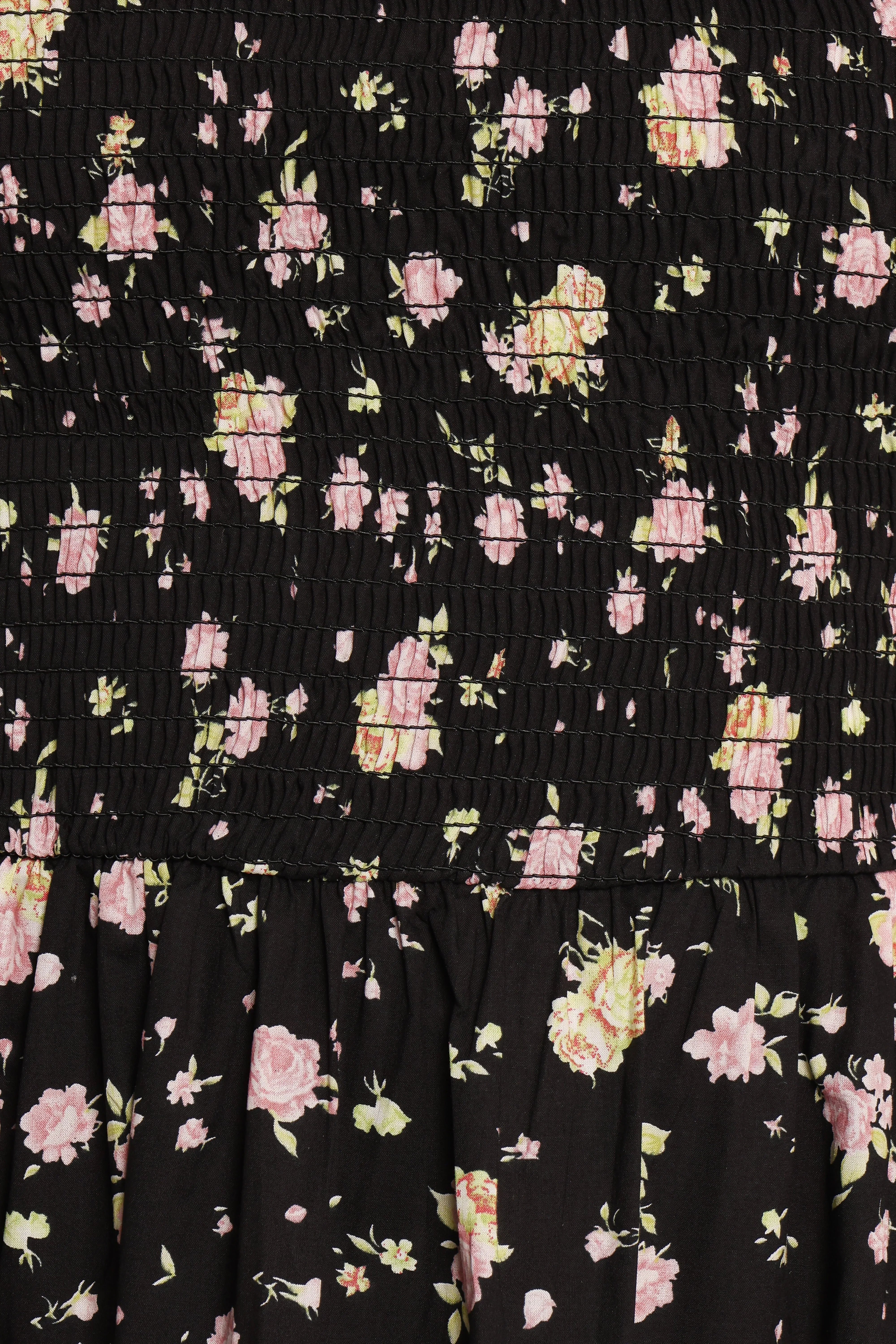 Mairead Maxi Dress Black Floral