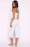 Stuck In A Daze Capri Track Pants Grey Marle