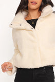 Katerina Fleece Puffer White