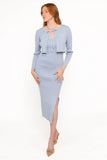 Tagum Midi Dress Blue