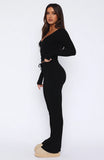 Dont Wake Me Up Pyjama Set Black