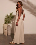 Katelyn Linen Vested Jumpsuit