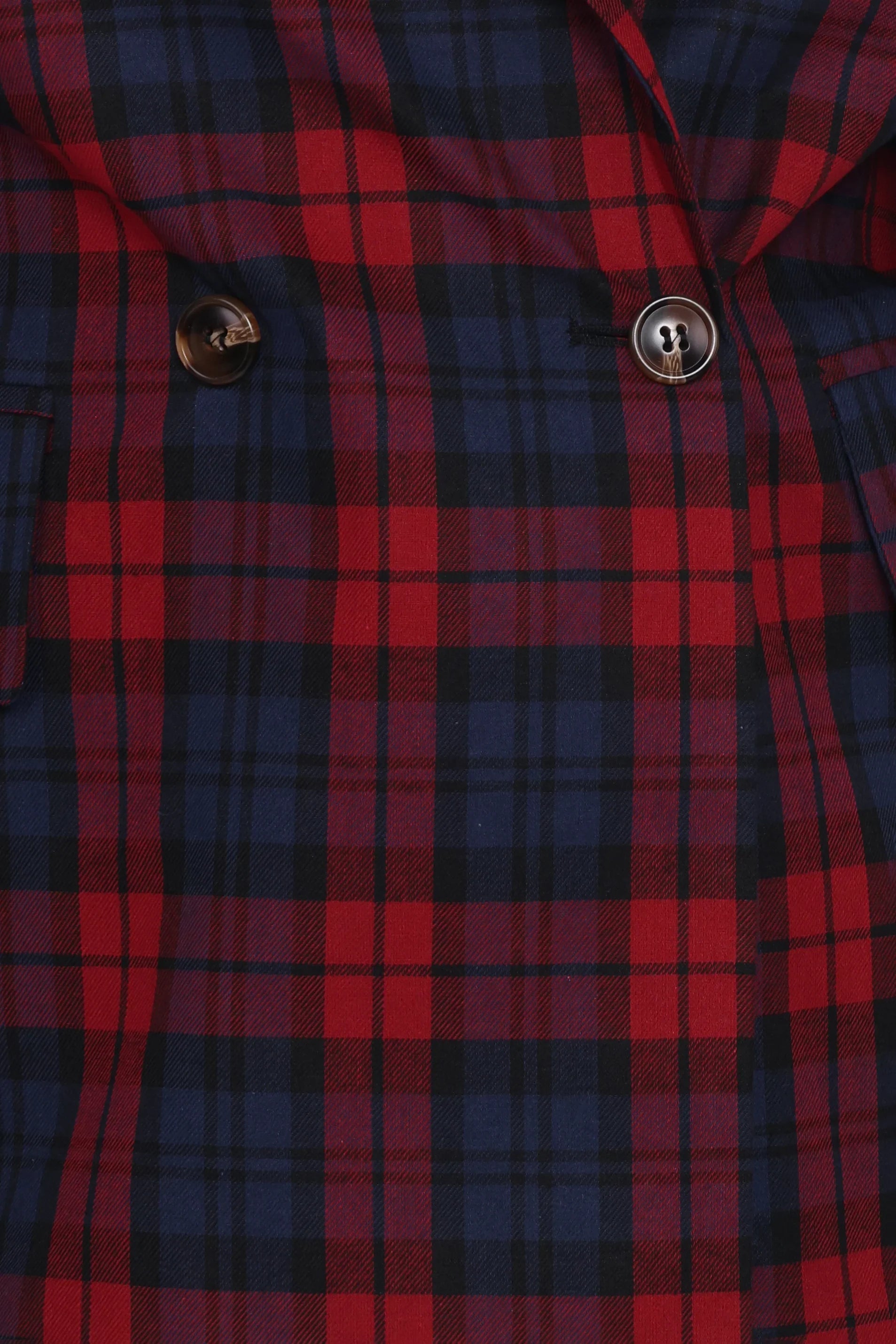 Juliette Blazer Red Plaid