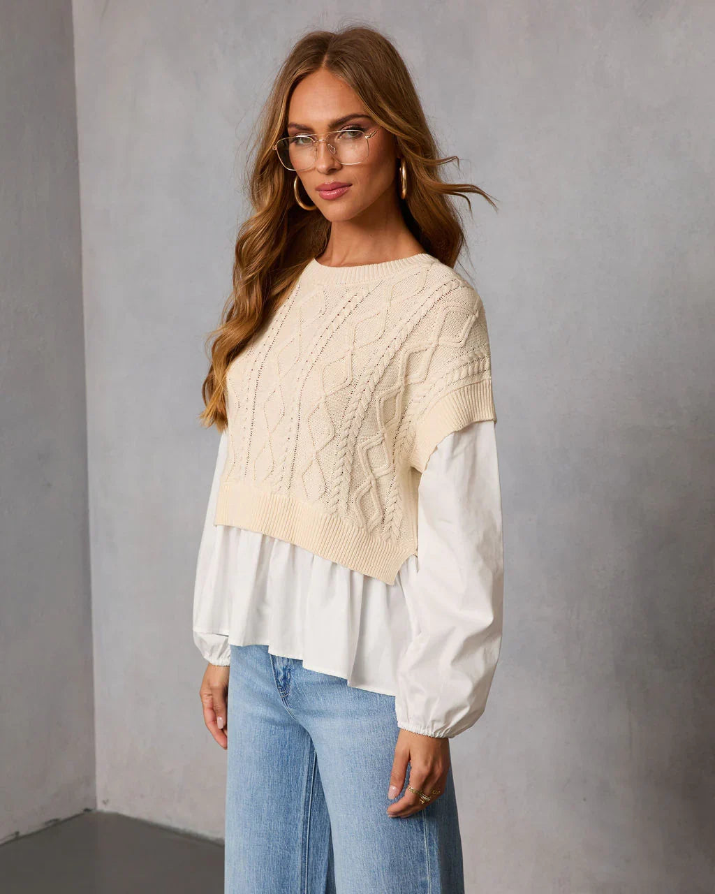 Ruvina Layered Twofer Top