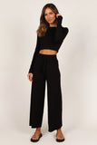 Ayers Long Sleeve Set Black