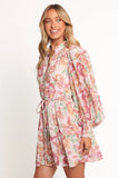 Elba Long Sleeve Mini Dress Veiled Floral