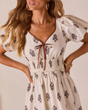 Creslen Fit And Flare Midi Dress