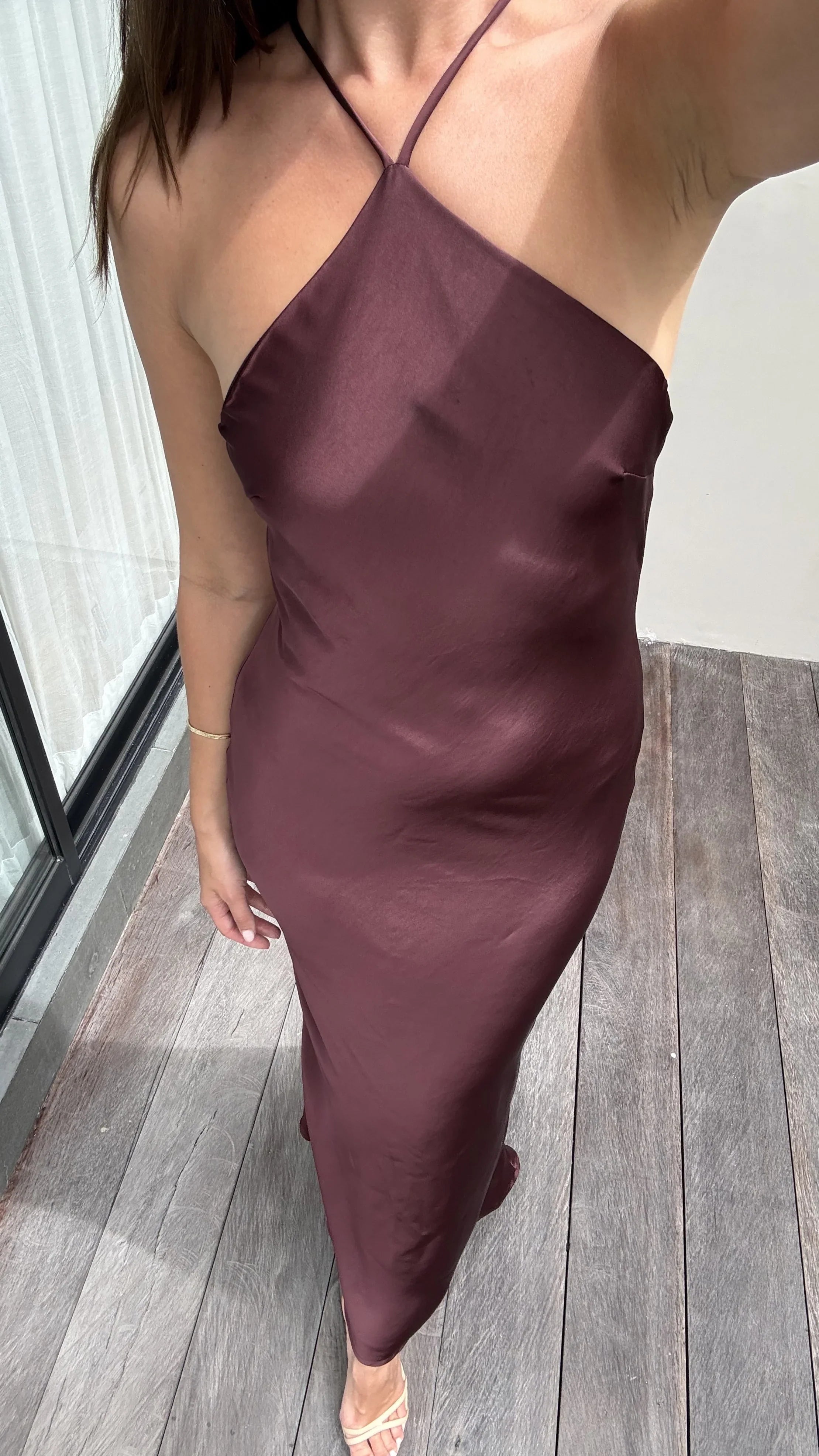 Chiara Maxi Dress Chocolate
