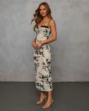 Ellie Floral Midi Dress