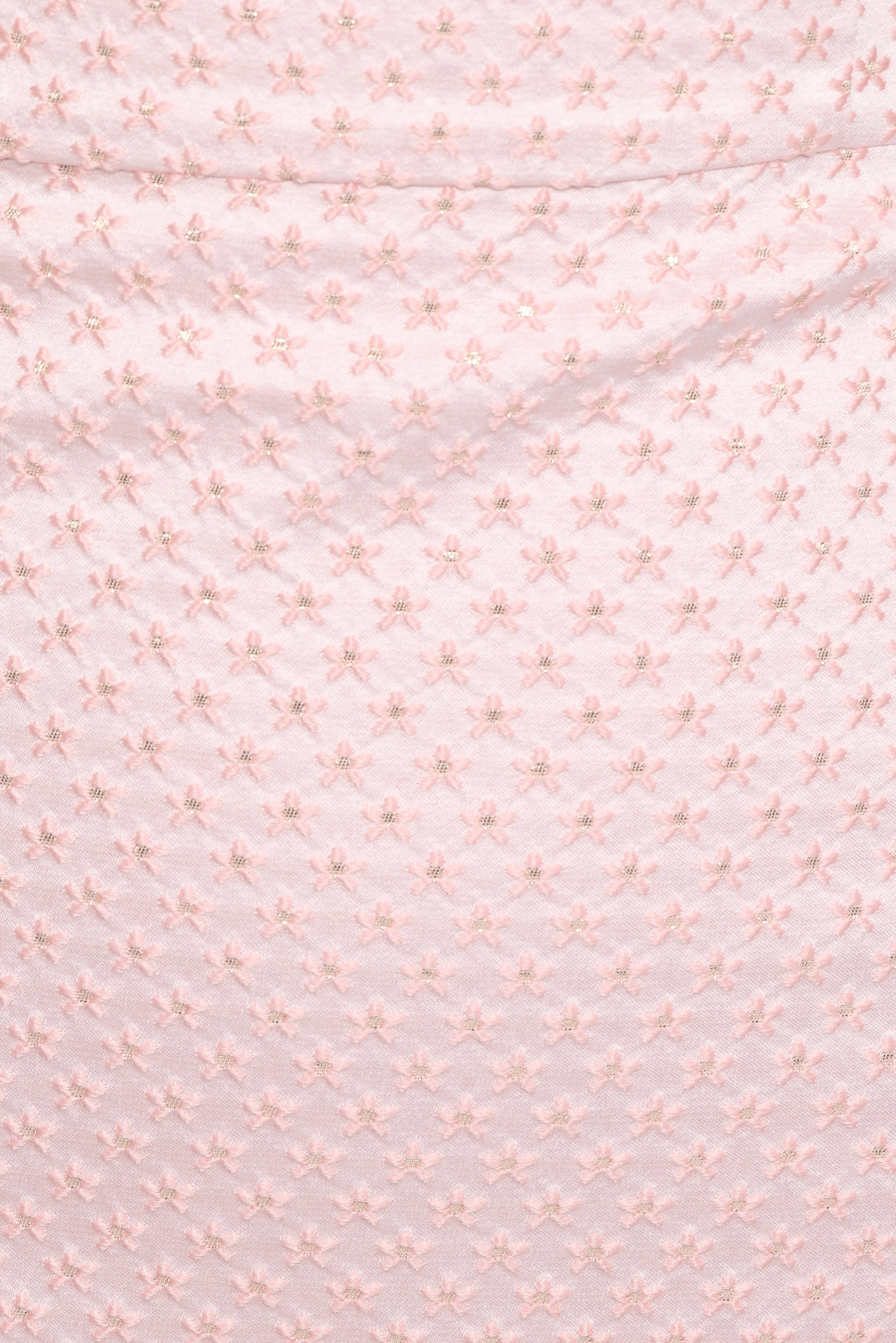 Marlene Mini Dress Pink Rose Brocade
