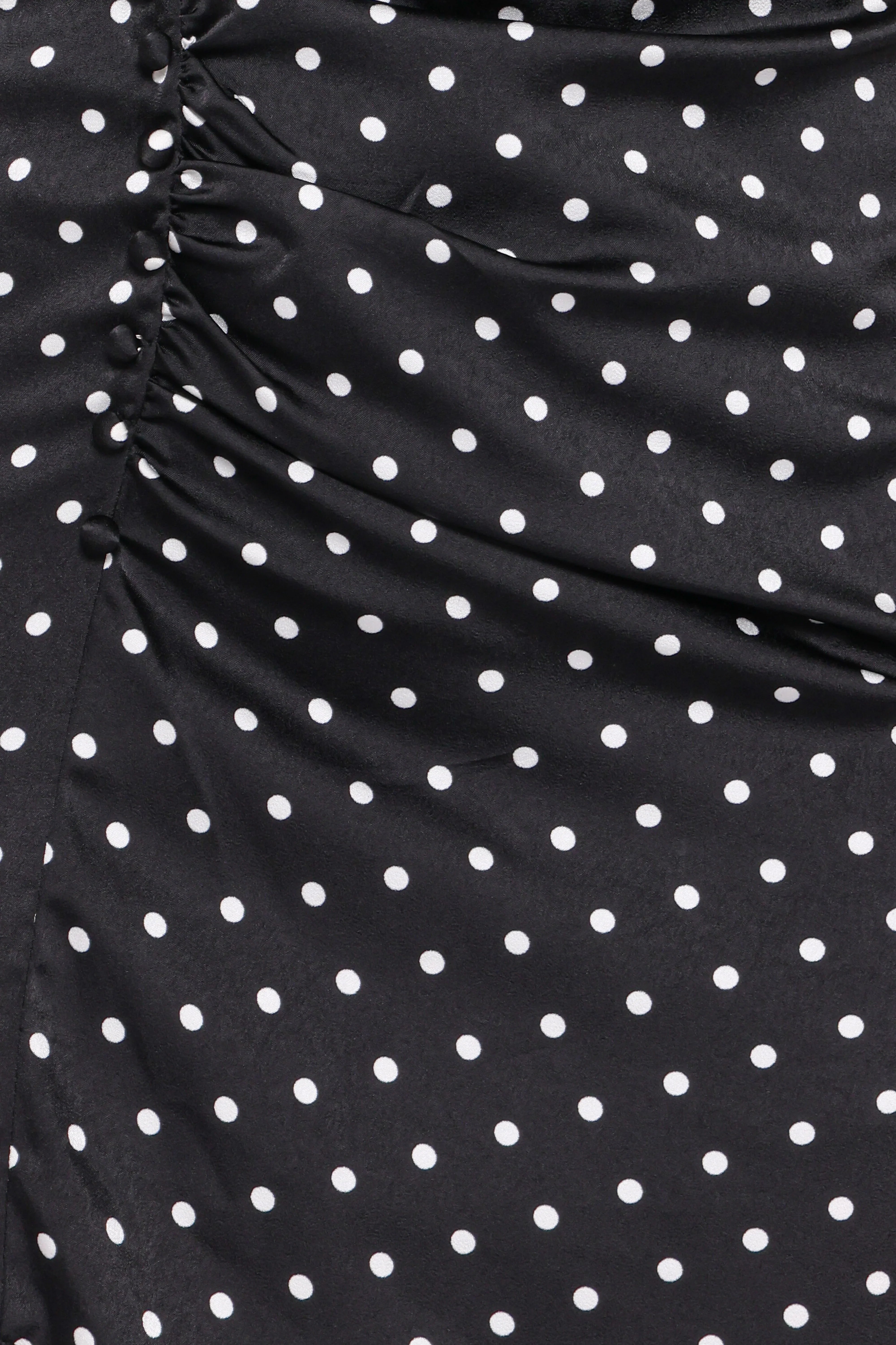 Lisbeth Midi Dress Black Polka Dot