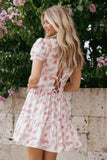 Clementine Mini Dress Cream Floral