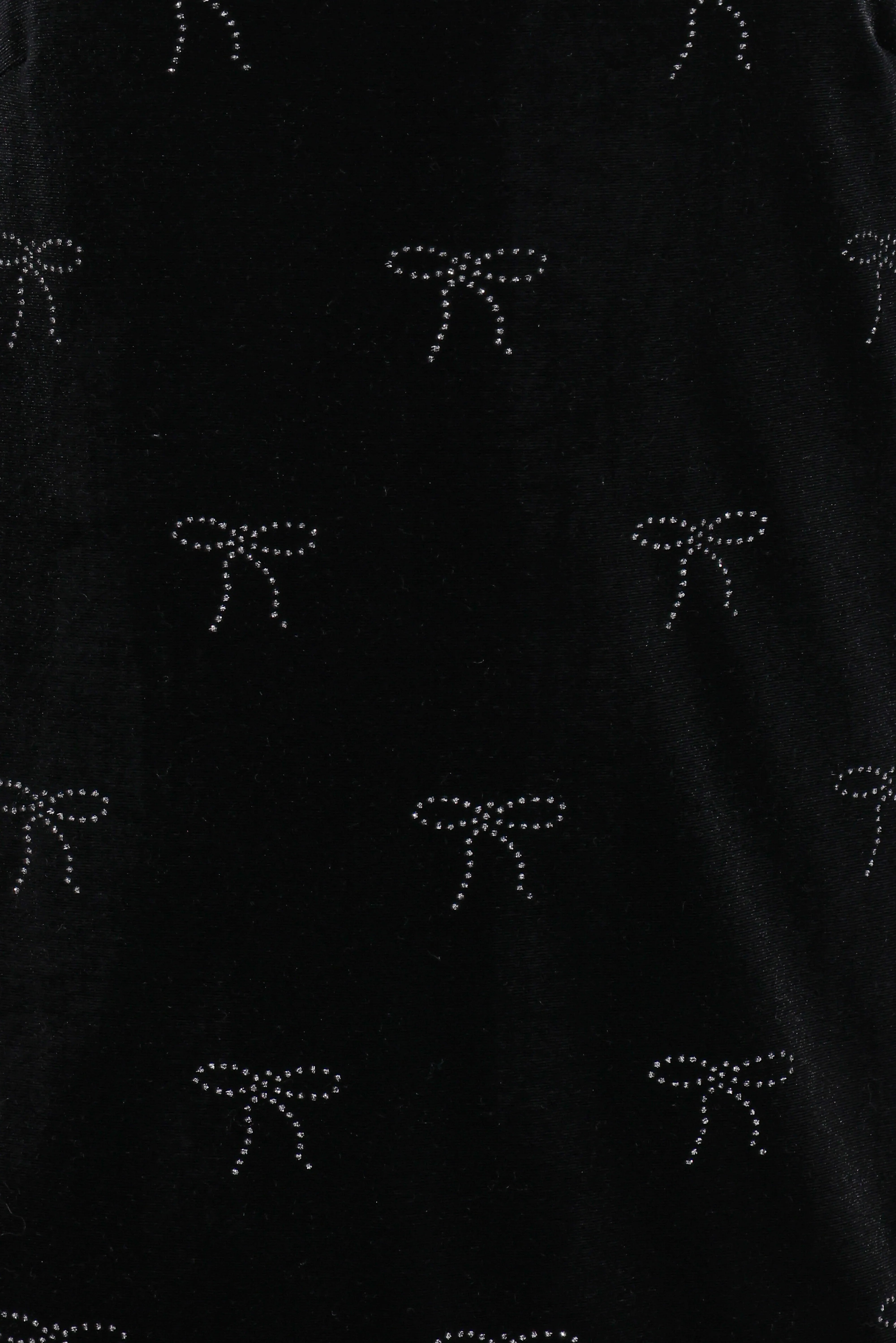 Eileen Mini Dress Black Velvet