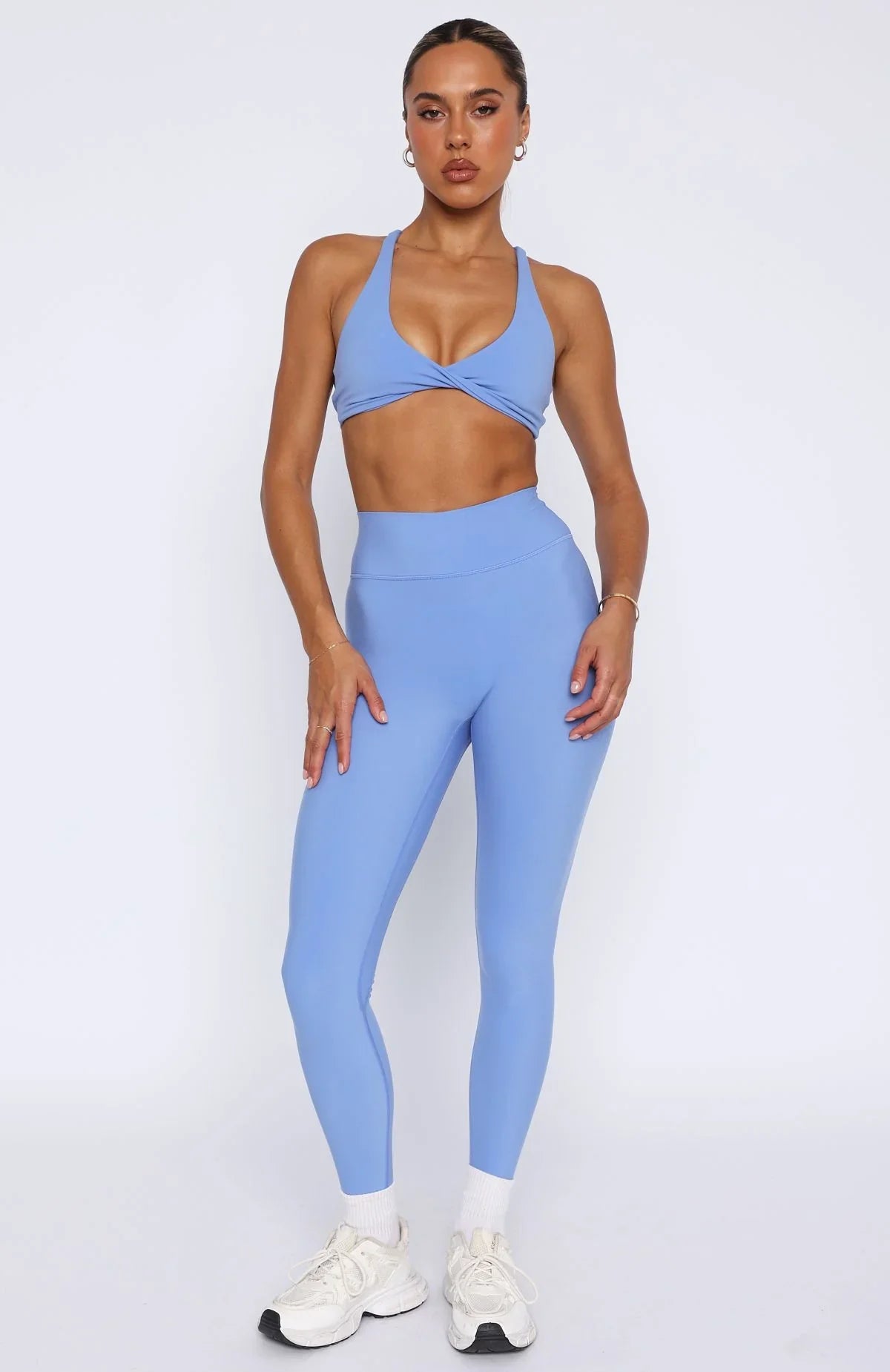 Go Getter High Waisted Leggings Blueberry