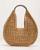 Savannah Woven Straw Tote Bag