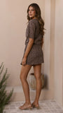 Ravina Mini Dress Leopard Print