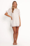 Giselle Mini Dress White Floral
