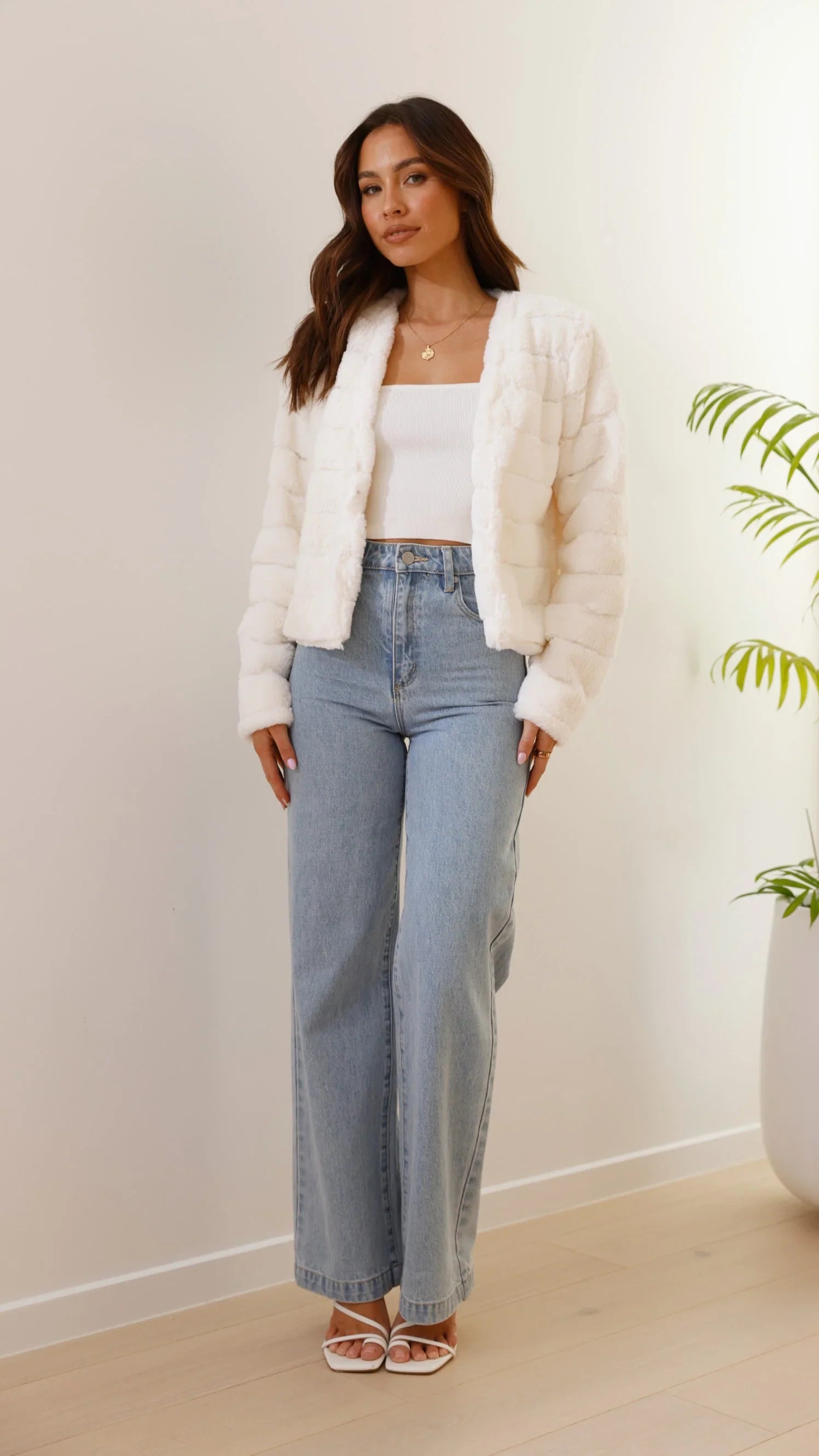 Tully Crop Jacket White