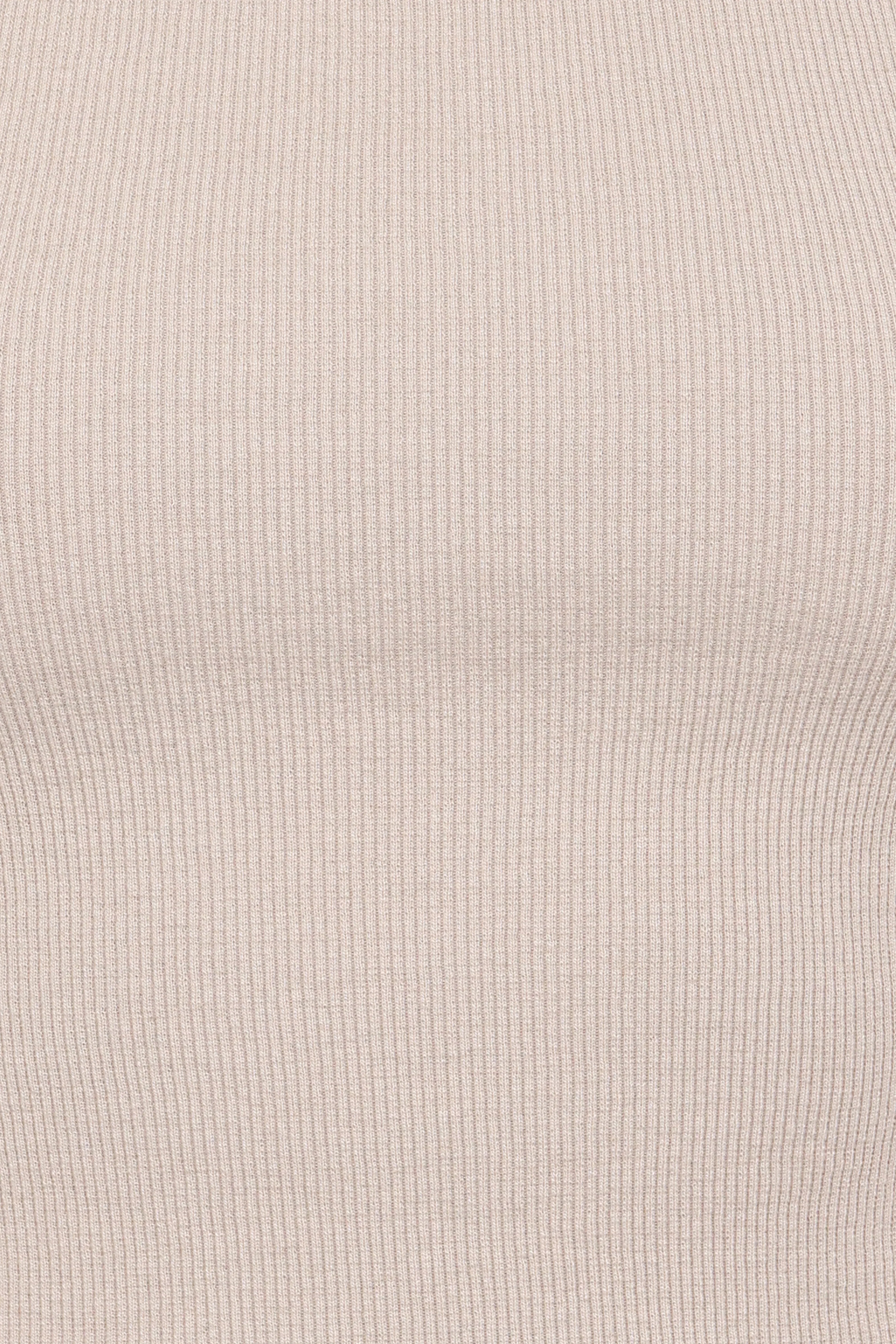 Ari Ribbed Tank Top Wheat