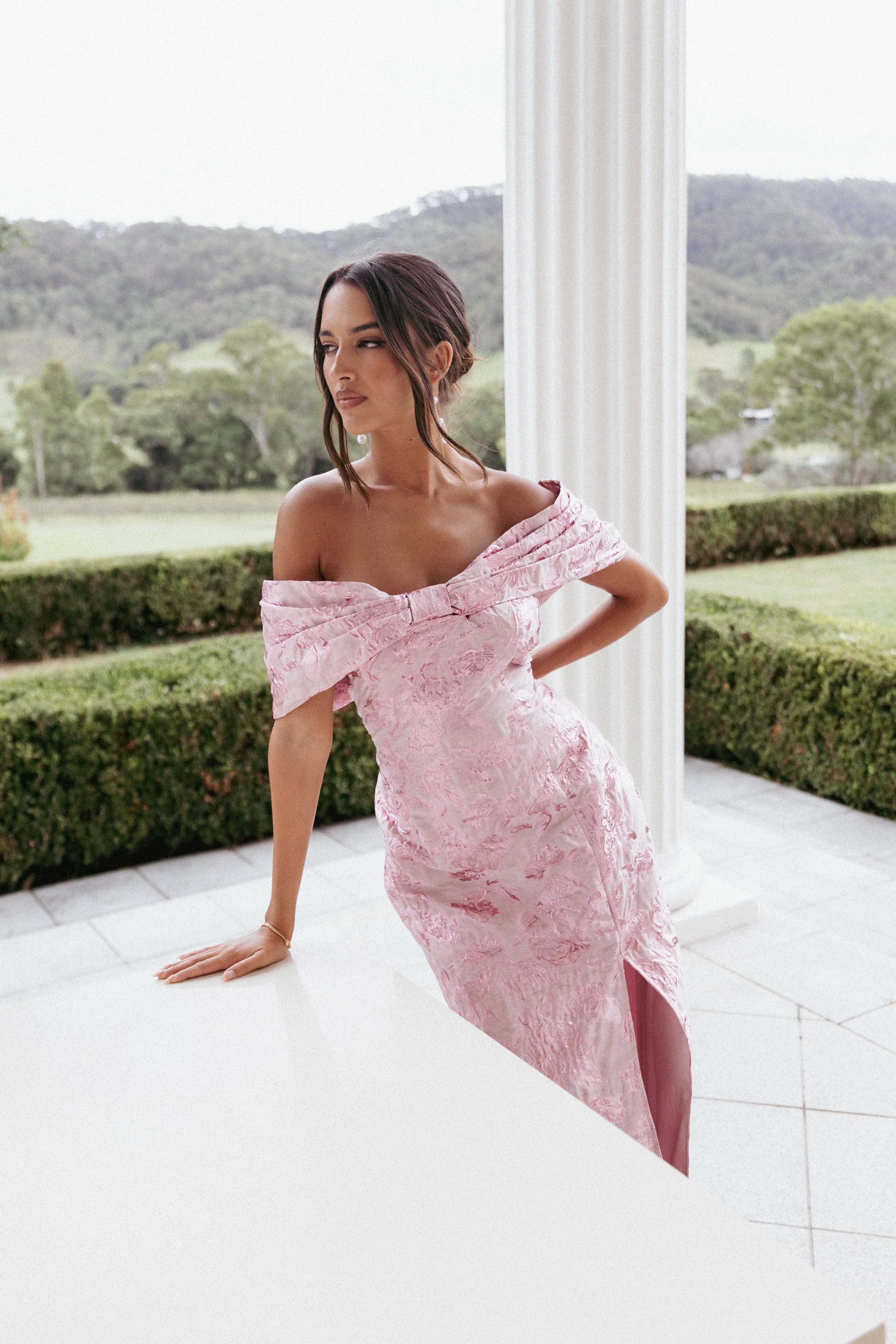 Lilia Maxi Dress Pink