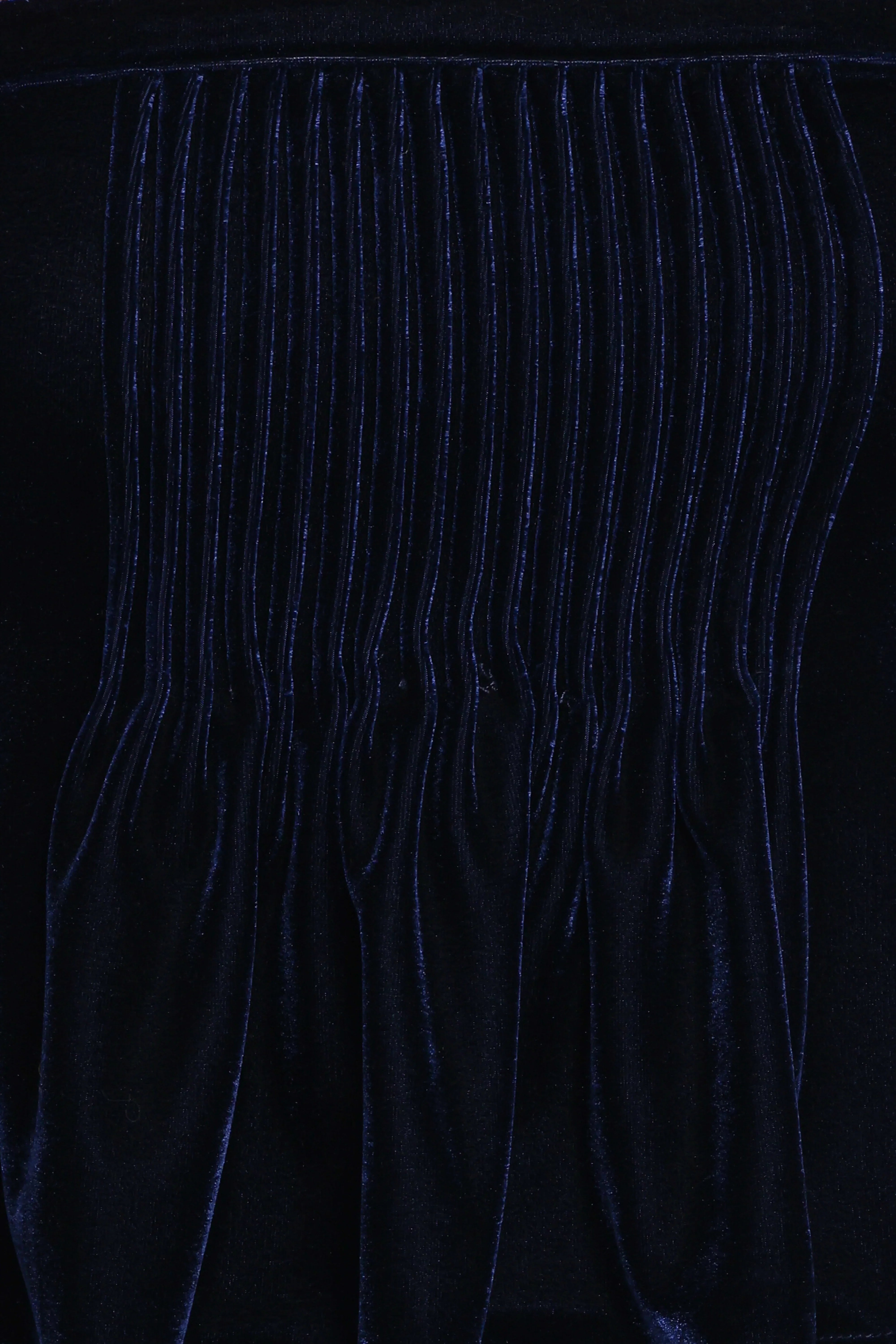 Sutton Strapless Pant Set Midnight Blue Velvet