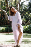 Willow Long Sleeve Maxi Dress Lilac