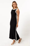 Esme Maxi Dress Black White