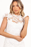 Becca Midi Dress White