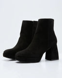 Maxxie Faux Suede Platform Bootie