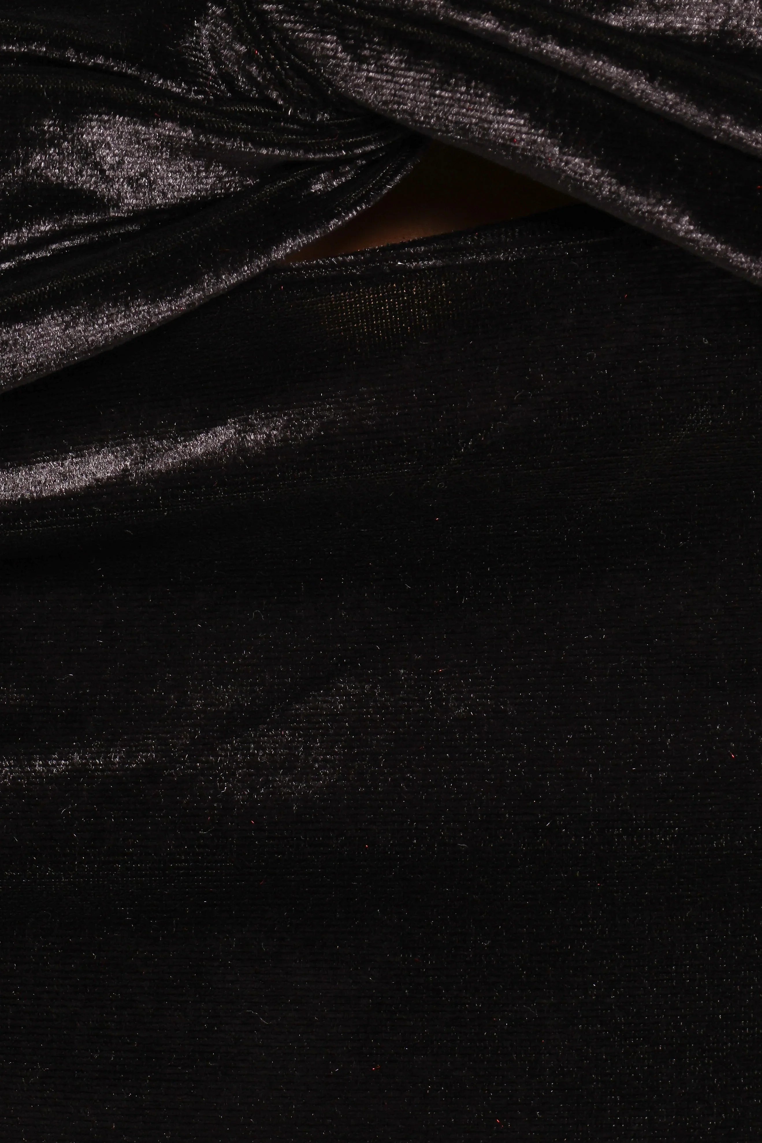 Rita Velvet Off Shoulder Top Black