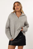 Miranda Knit Sweater Grey