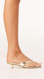 Corri Heel Gold Metallic